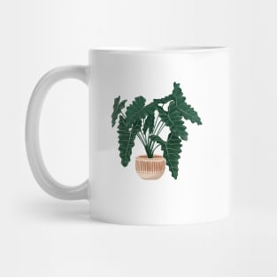 Philodendron Xanadu illustration Mug